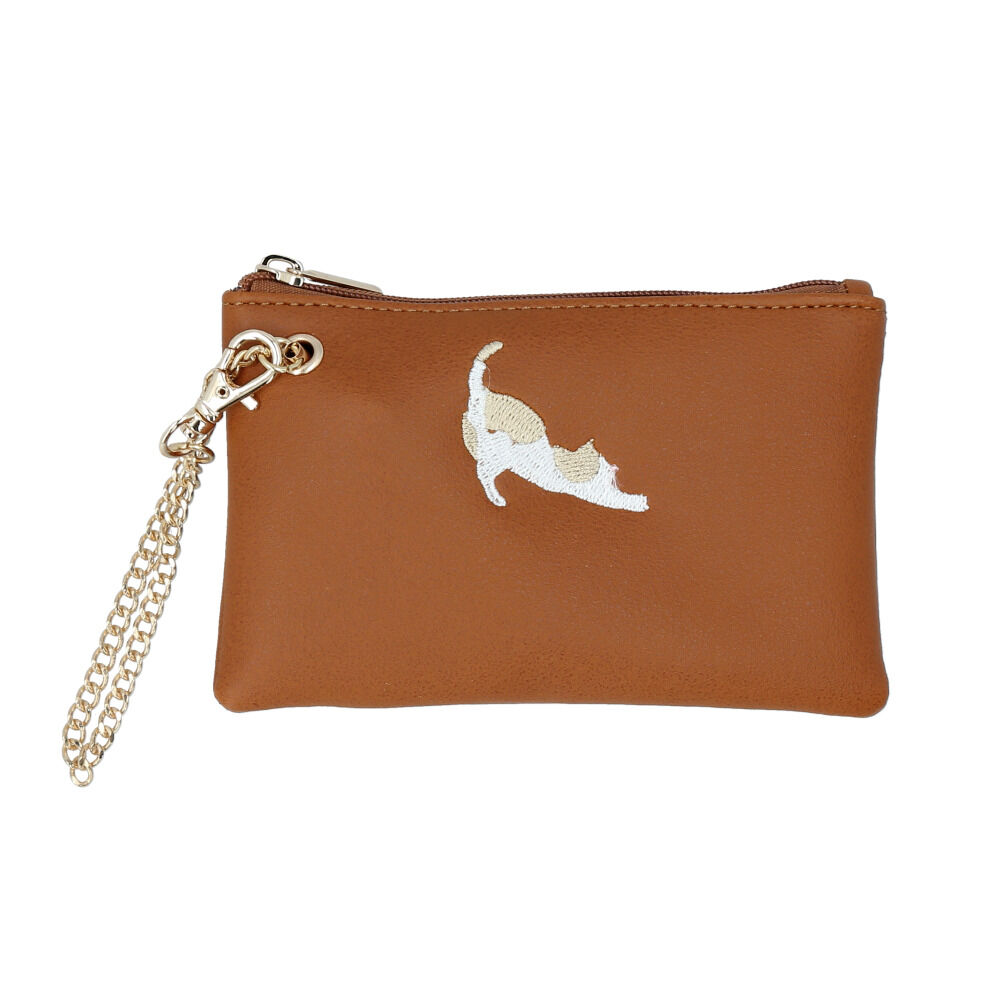 BACKYARD FAMILY「キーパスケース キーケース パスケース 通販 カードキーケース キーリング マルチポーチ」|定期入れ|ブラウン3