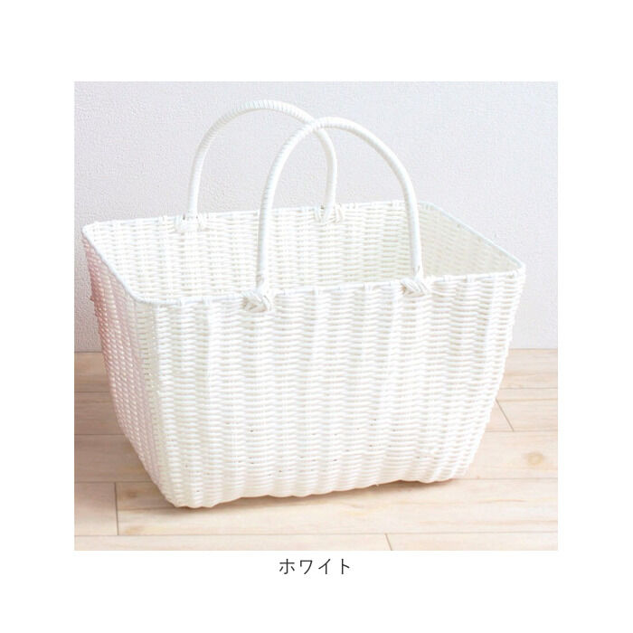 BACKYARD FAMILY「村田屋産 バスケット トート 通販 ランドリーバスケット ランドリー かごバッグ かごバック」|かごバッグ|