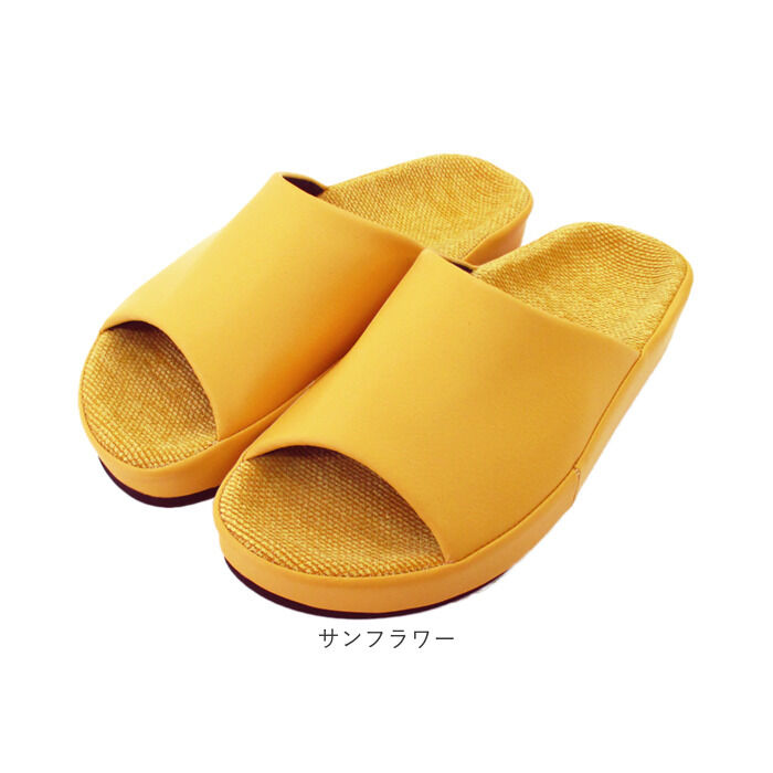 BACKYARD FAMILY「スリッパ 室内 おしゃれ 通販 日本製 フット快カラー 28cm 前あきスリッパ 前開きスリッパ」|ルームシューズ|