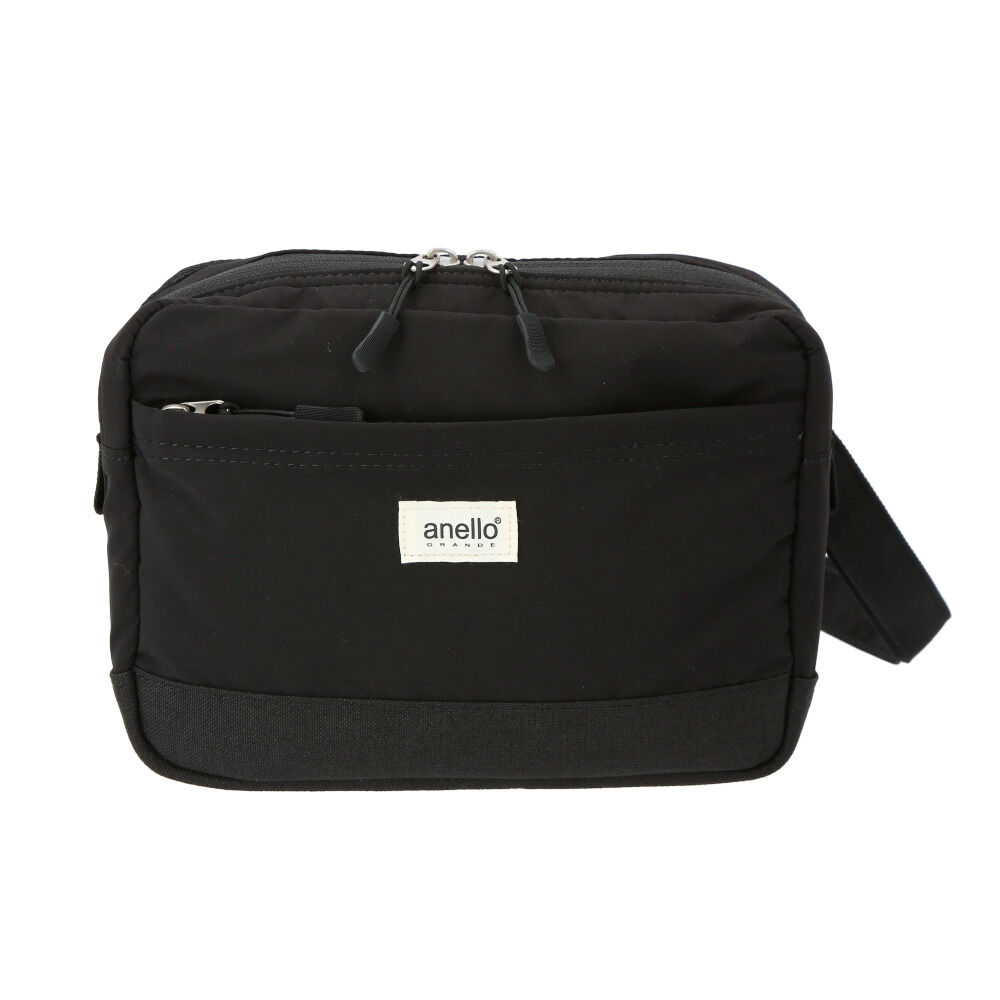 anello「アネロ ショルダーバッグ 通販 anello GRANDE レディース 大人 斜めがけ 大きめ」|ショルダー・メッセンジャー|ブラック1