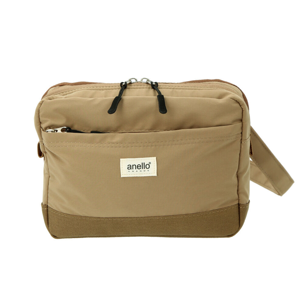 anello「アネロ ショルダーバッグ 通販 anello GRANDE レディース 大人 斜めがけ 大きめ」|ショルダー・メッセンジャー|ベージュ1