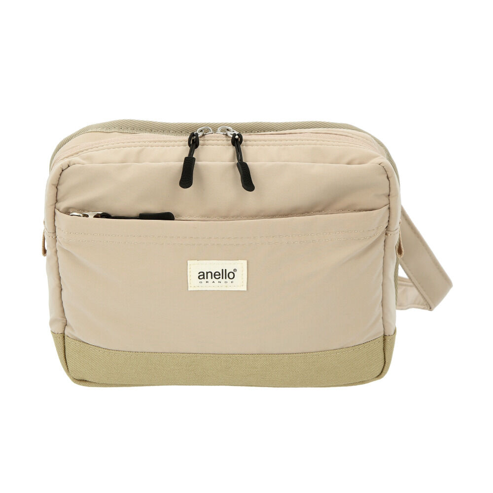 anello「アネロ ショルダーバッグ 通販 anello GRANDE レディース 大人 斜めがけ 大きめ」|ショルダー・メッセンジャー|ベージュ2