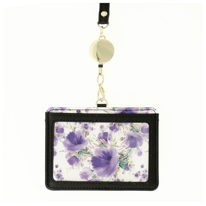 BACKYARD FAMILY「パスケース 定期入れ レディース 通販 花柄 リール付き カードケース カード入れ カードホルダー」|定期入れ|