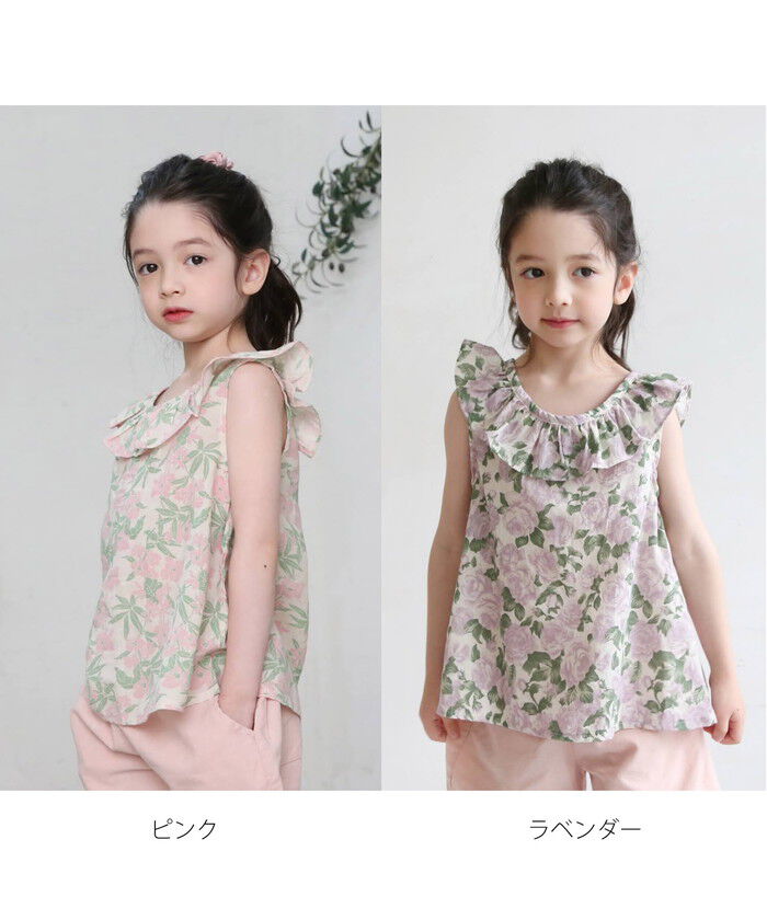 BACKYARD FAMILY「キッズ ノースリーブ 女の子 通販 タンクトップ 63042301 Tシャツ 半袖 夏服 袖なし」|その他|