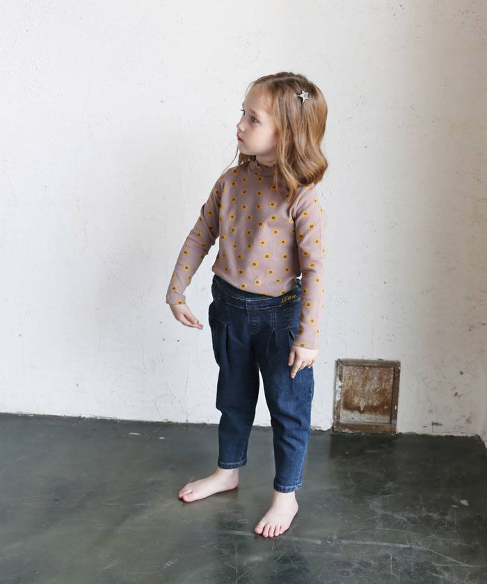 BACKYARD FAMILY「女の子 キッズ 長袖 Tシャツ 通販 ロンT 63042302 長袖Tシャツ カットソー リブ編み」|その他|