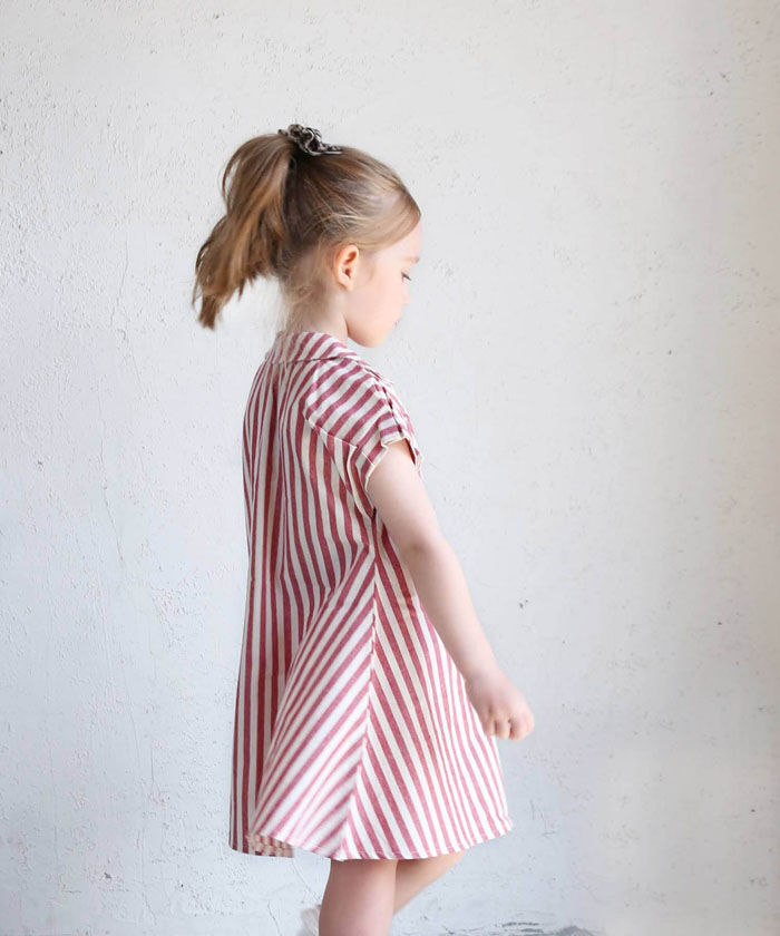 BACKYARD FAMILY「半袖 ワンピース キッズ 通販 シャツワンピース 72022401 前開きワンピース」|その他|