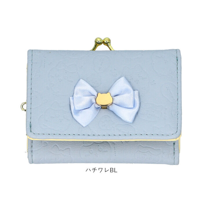 BACKYARD FAMILY「財布 ちいかわ 通販 口金財布 ミニ口金財布 三つ折り財布 サテンリボン付き がま口財布 さいふ」|財布|