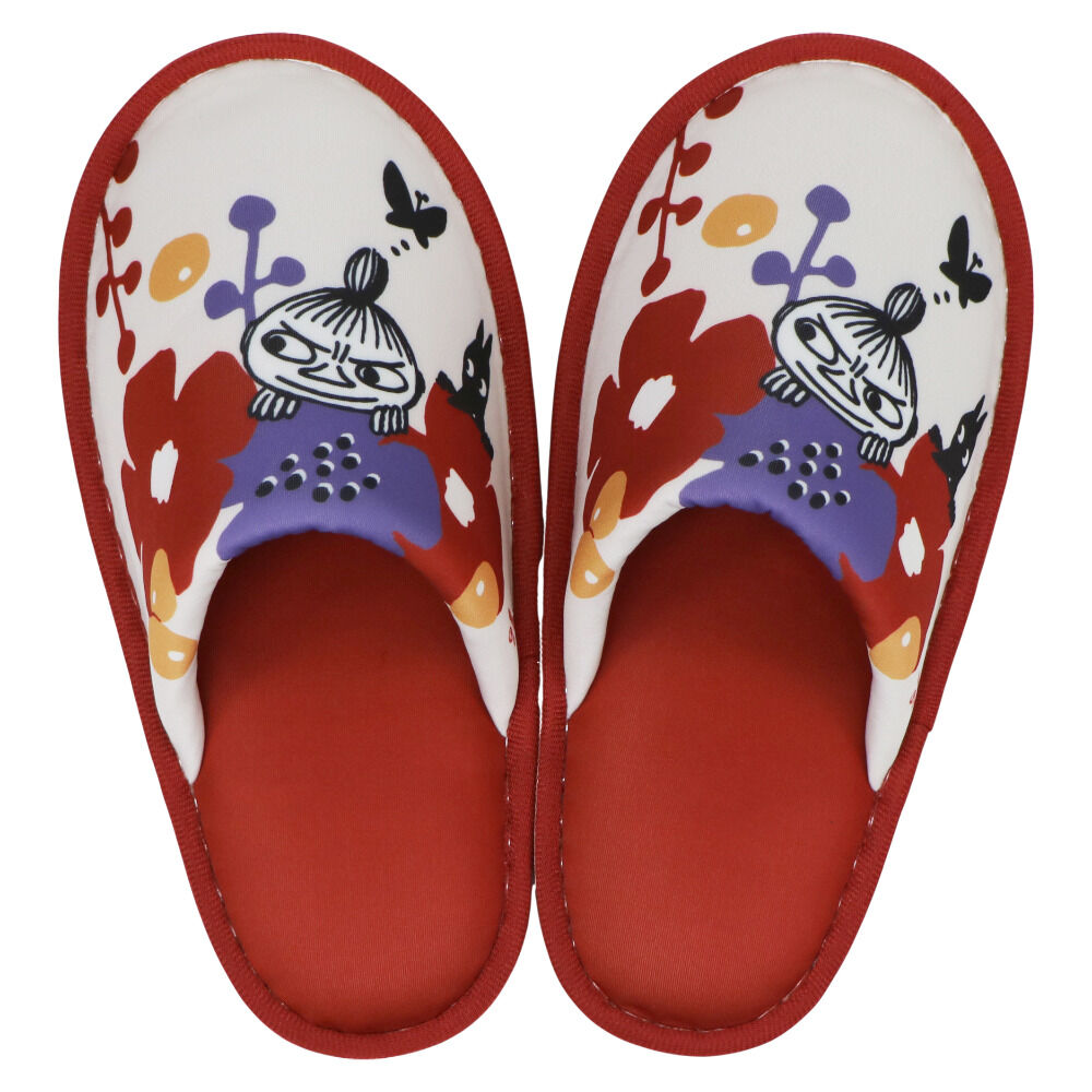 BACKYARD FAMILY「ムーミン トイレ グッズ 通販 スリッパ 室内 ルームシューズ ルームスリッパ トイレスリッパ」|ルームシューズ|ピンク1