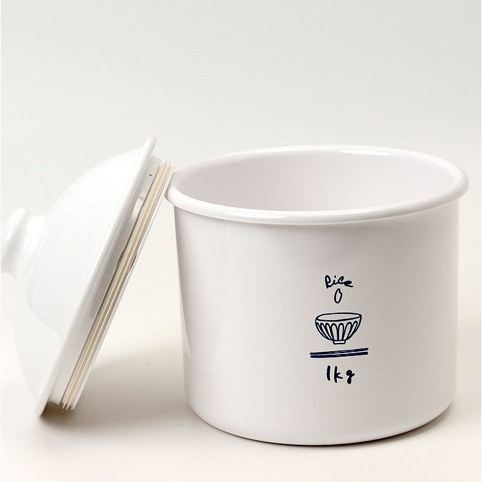 BACKYARD FAMILY「米びつ おしゃれ 1kg 通販 日本製 米櫃 1キロ ライスストッカー 米 保存容器 キャニスター」|食器・キッチングッズ|