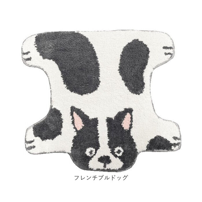 BACKYARD FAMILY「ミニマット かわいい 通販 犬のひらきマット マット ラグ 玄関マット キッチンマット 滑り止め」|その他|