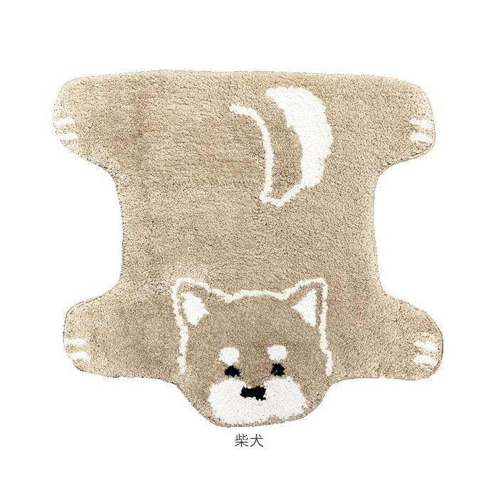 BACKYARD FAMILY「ミニマット かわいい 通販 犬のひらきマット マット ラグ 玄関マット キッチンマット 滑り止め」|その他|