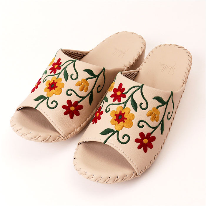 BACKYARD FAMILY「シビラ スリッパ 拭ける 通販 ルームシューズ レディース ルームスリッパ 室内スリッパ」|ルームシューズ|