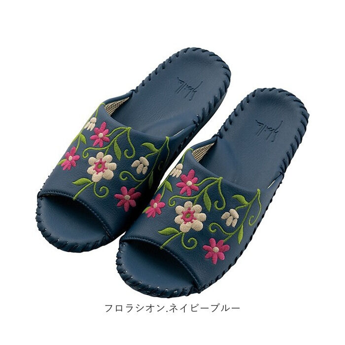 BACKYARD FAMILY「シビラ スリッパ 拭ける 通販 ルームシューズ レディース ルームスリッパ 室内スリッパ」|ルームシューズ|