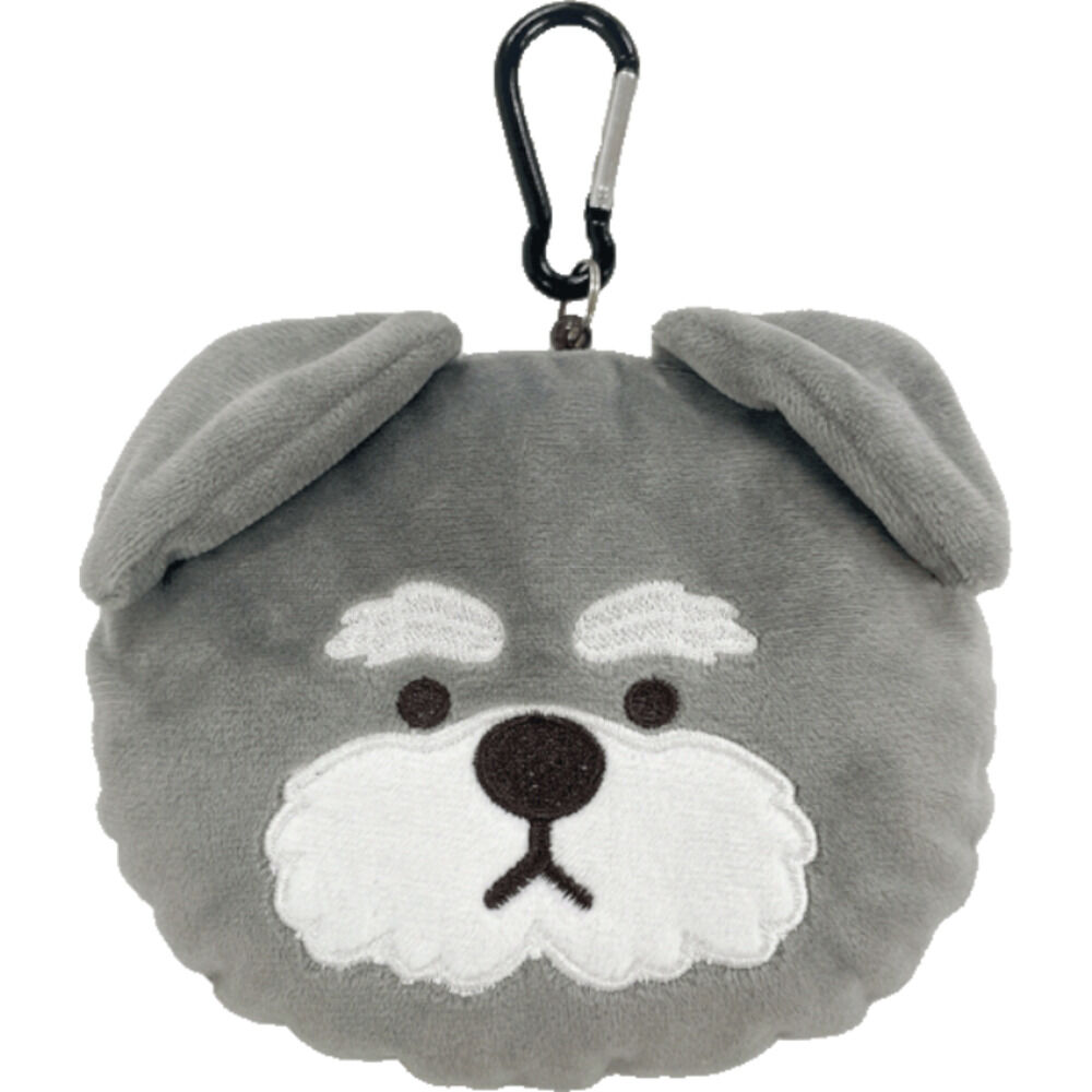 BACKYARD FAMILY「パスケース リール付き ぬいぐるみ 通販 定期入れ もちもちリール付きパスケース icカードケース」|定期入れ|グレー1