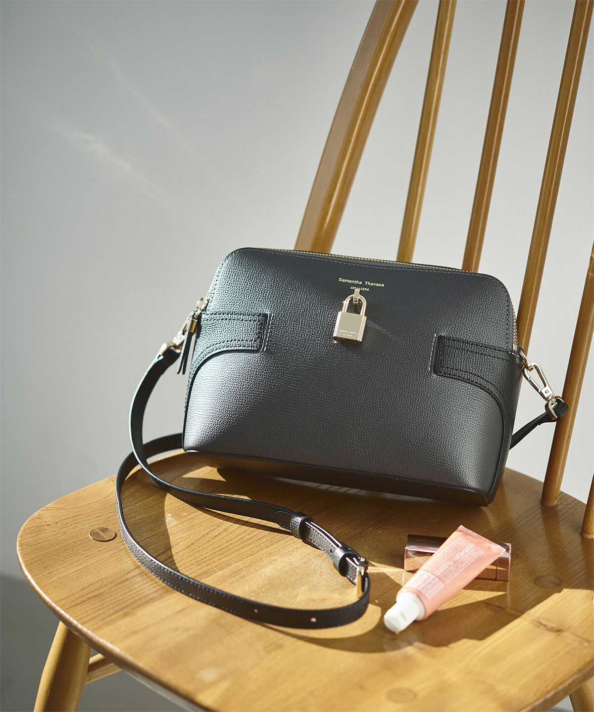 Samantha Thavasa「バイカラースクエアショルダーバッグ」|ショルダー・メッセンジャー|