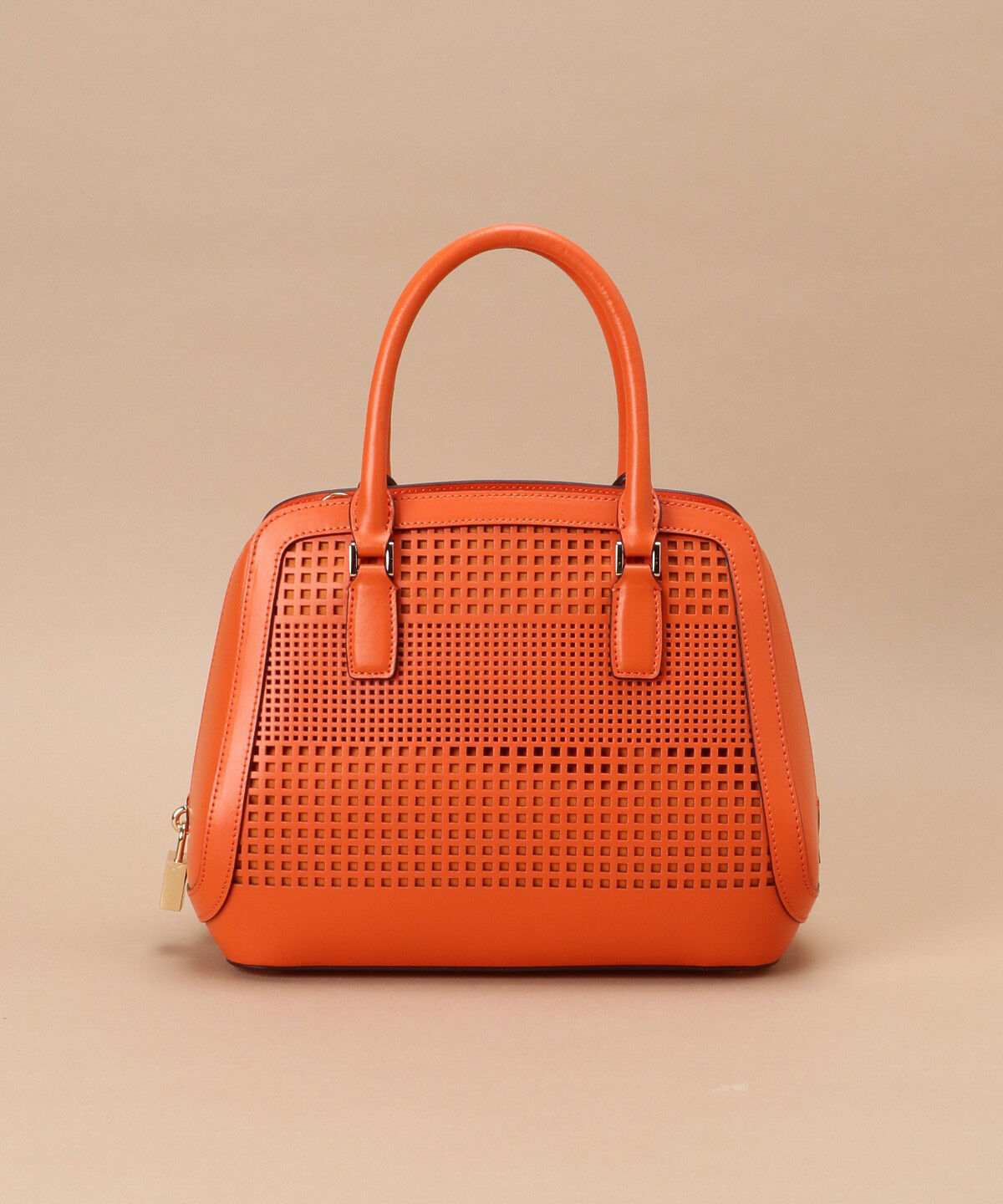 Samantha Thavasa「パンチングトラペズミニヨン ボストンバッグ」|ハンドバッグ|