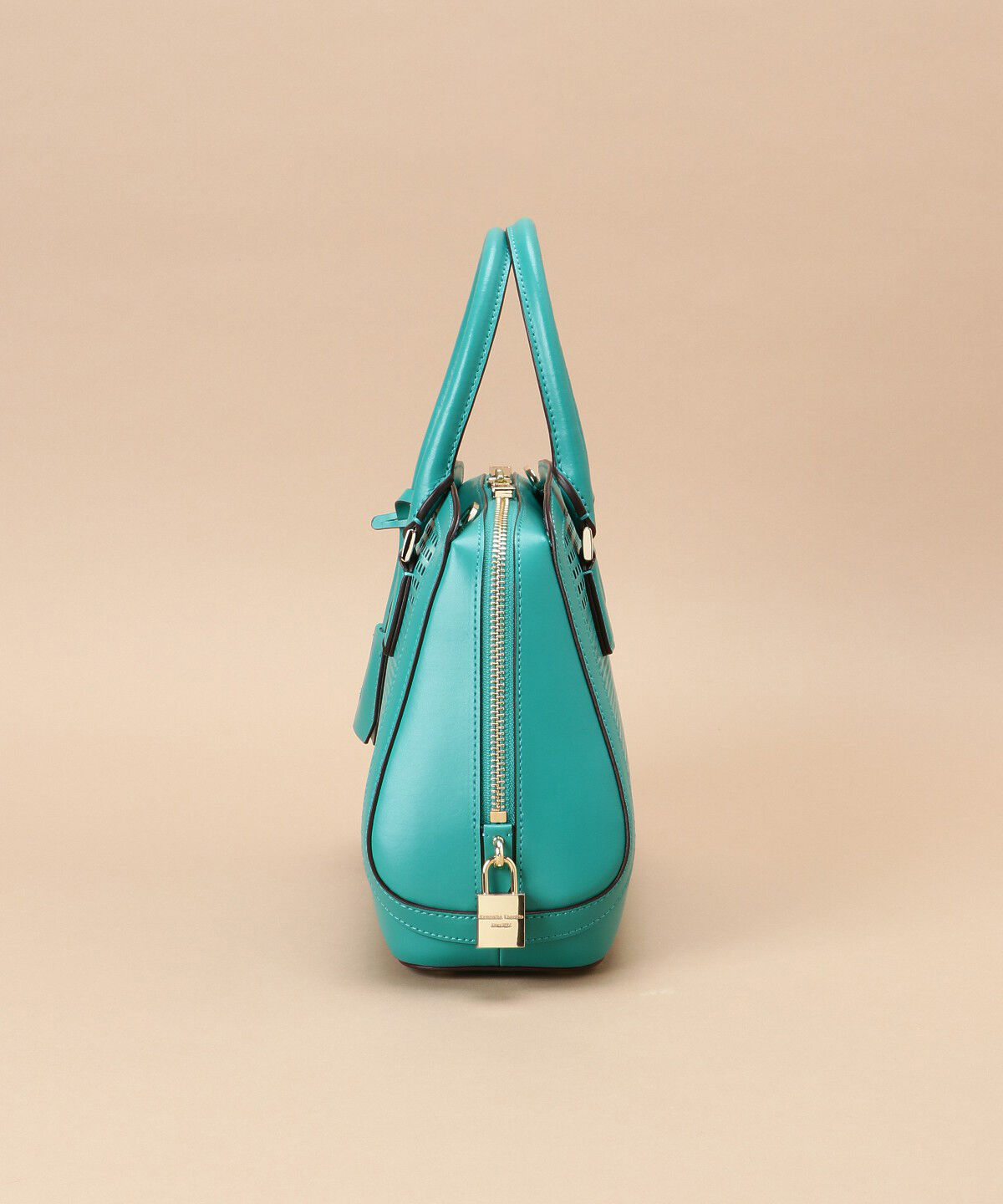 Samantha Thavasa「パンチングトラペズミニヨン ボストンバッグ」|ハンドバッグ|