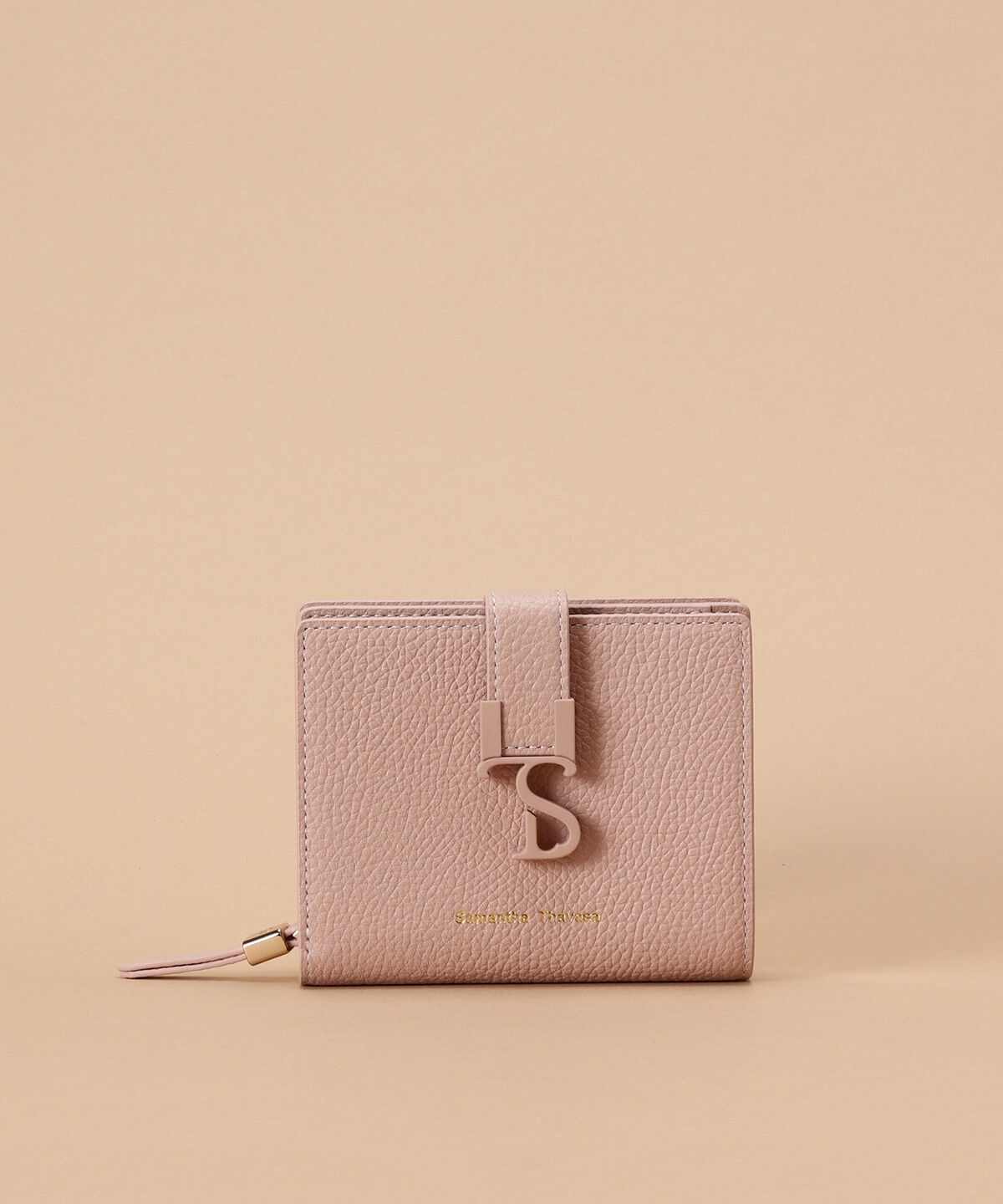 Samantha Thavasa「マットアイコン レザー 折財布」|財布|ﾋﾟﾝｸﾍﾞｰｼﾞｭ