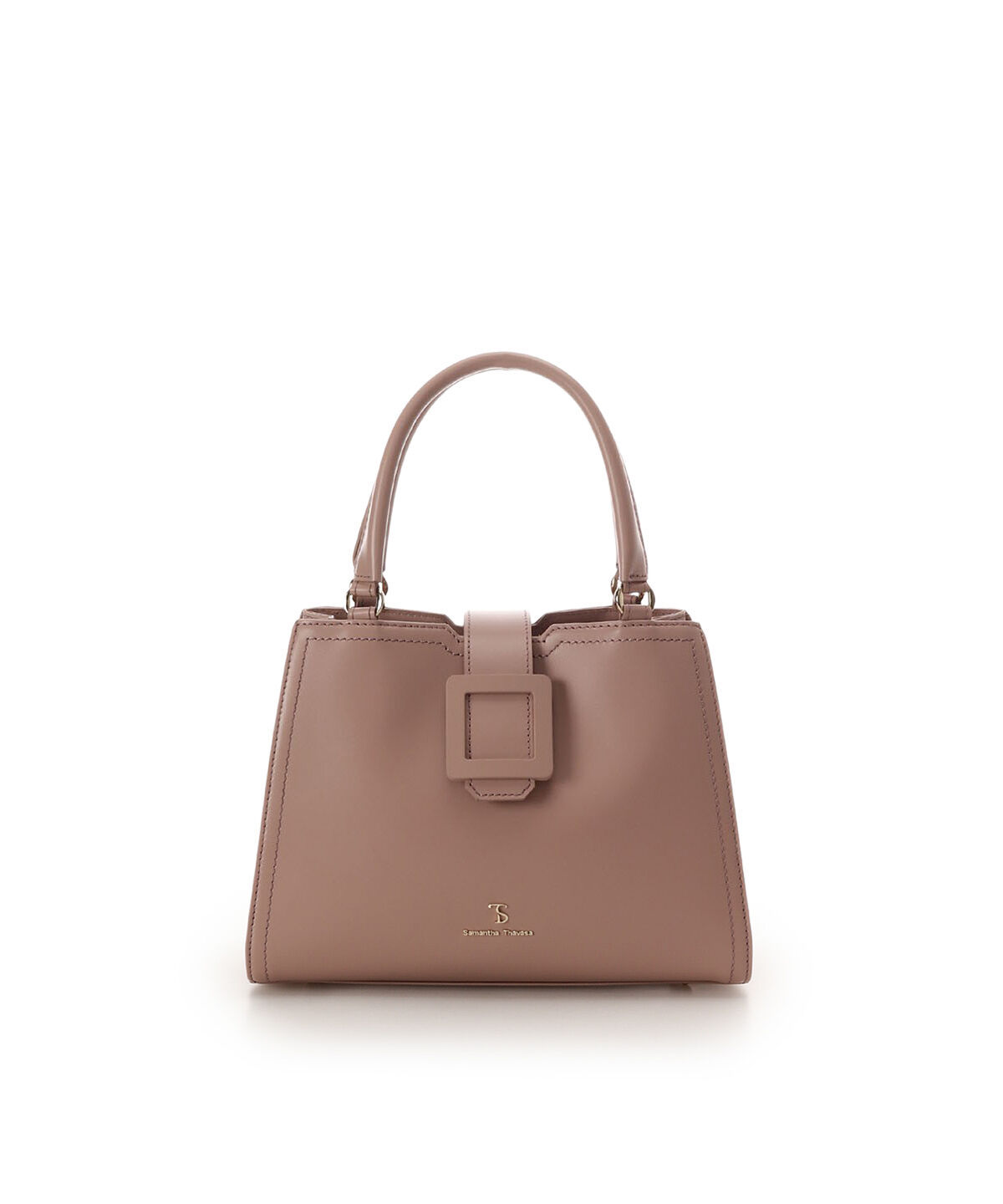 Samantha Thavasa「ベルトデザイン レザーハンドバッグ」|ハンドバッグ|ﾋﾟﾝｸﾍﾞｰｼﾞｭ