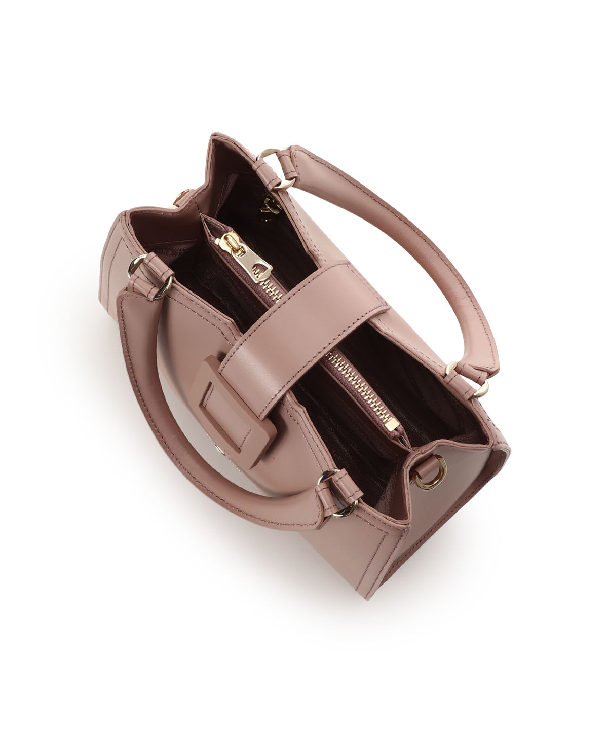 Samantha Thavasa「ベルトデザイン レザーハンドバッグ」|ハンドバッグ|