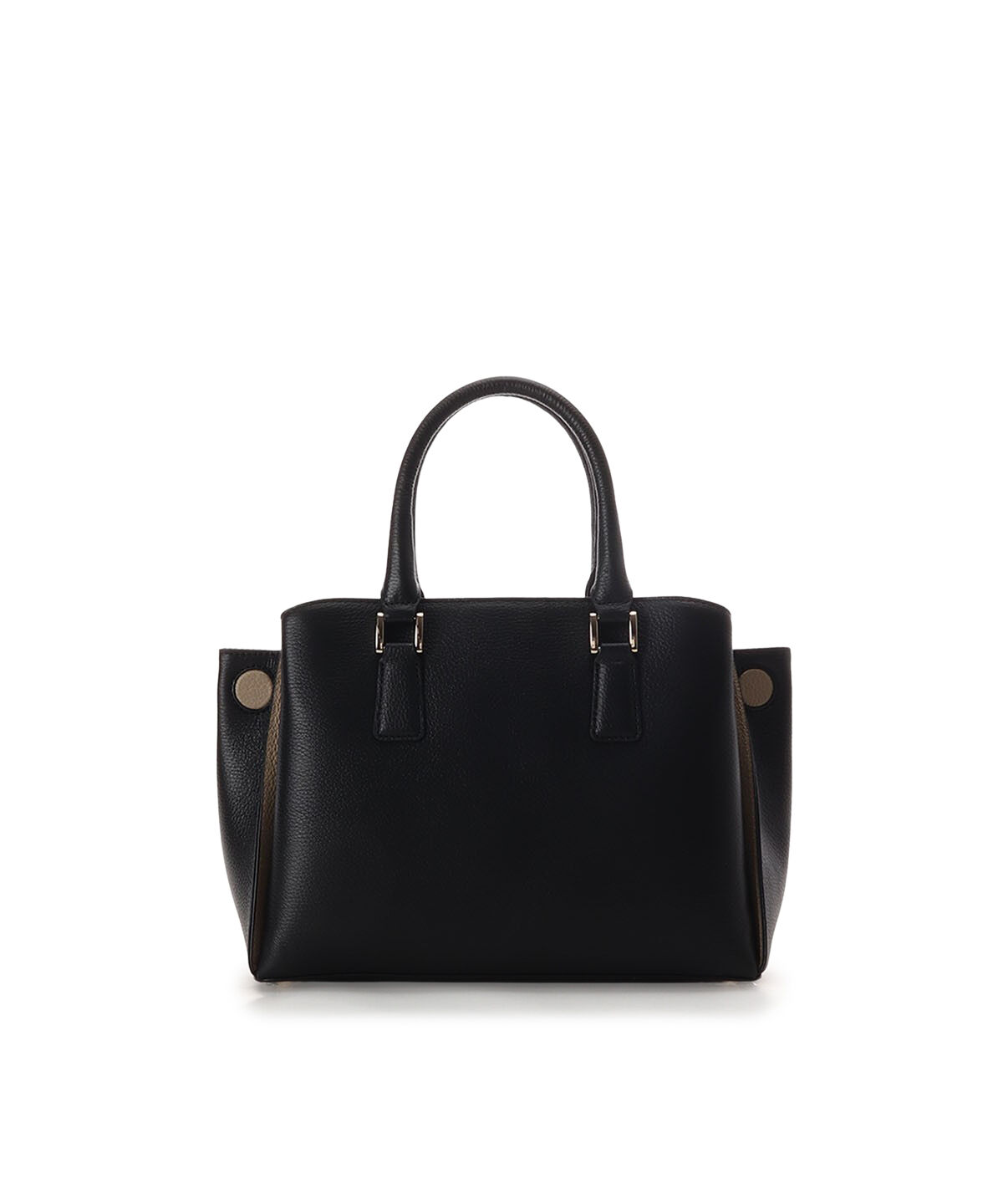 Samantha Thavasa「バイカラーレザー ハンドルバッグ」|ハンドバッグ|