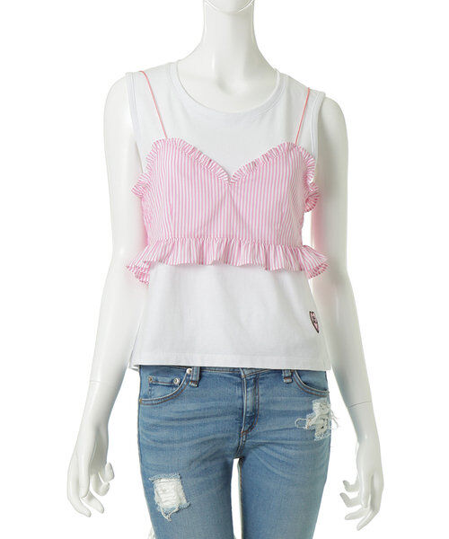  「フリルノースリーブシャツ（S）」|その他|