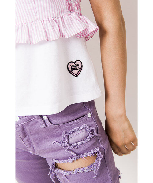  「フリルノースリーブシャツ（S）」|その他|