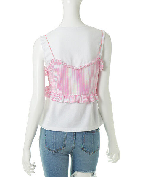  「フリルノースリーブシャツ（S）」|その他|