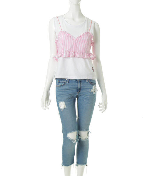  「フリルノースリーブシャツ（S）」|その他|