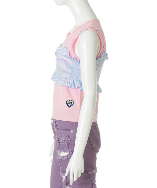  「フリルノースリーブシャツ（S）」|その他|