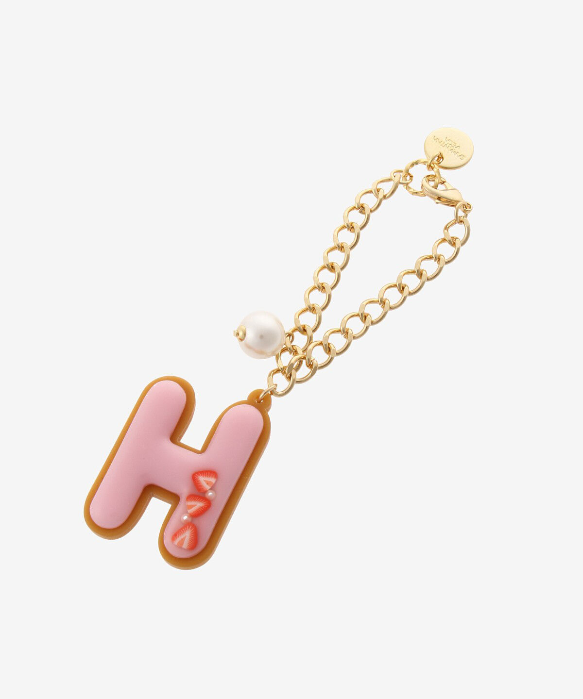 Samantha Vega「クッキーイニシャルチャーム(H)」|チャーム・キーホルダー|ゴールド