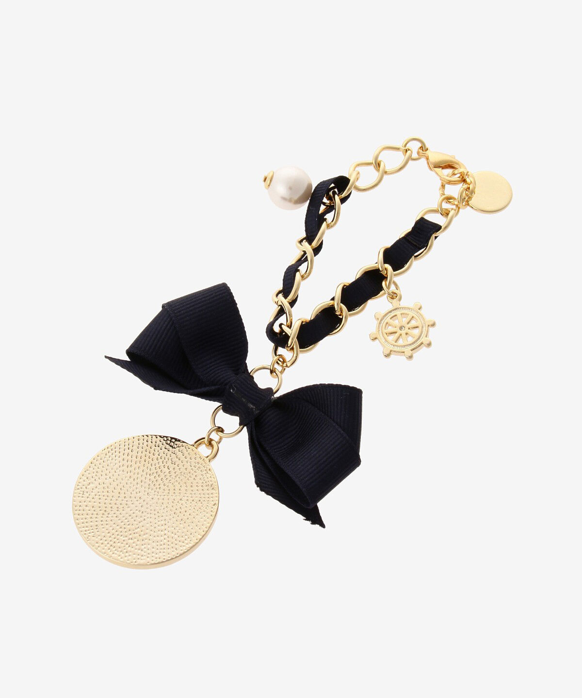 Samantha Vega「リボン&times;ボーダーいかりチャーム」|チャーム・キーホルダー|