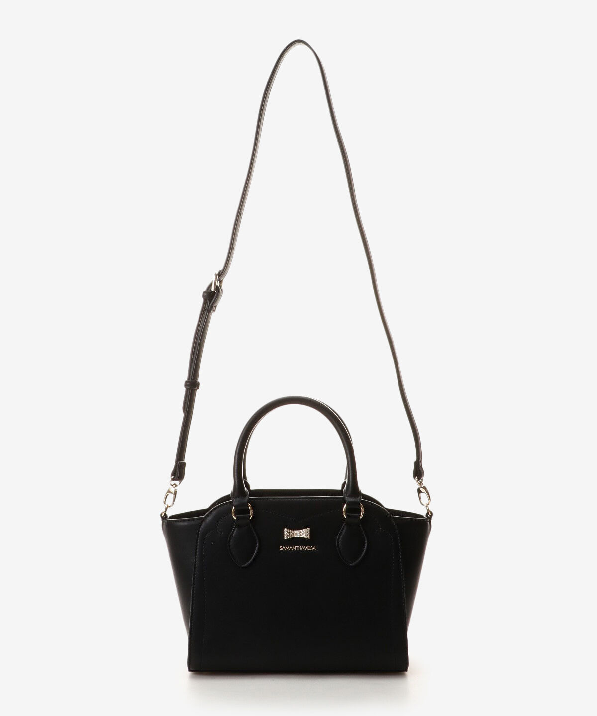 Samantha Vega「ビジューリボントートバッグ」|ハンドバッグ|