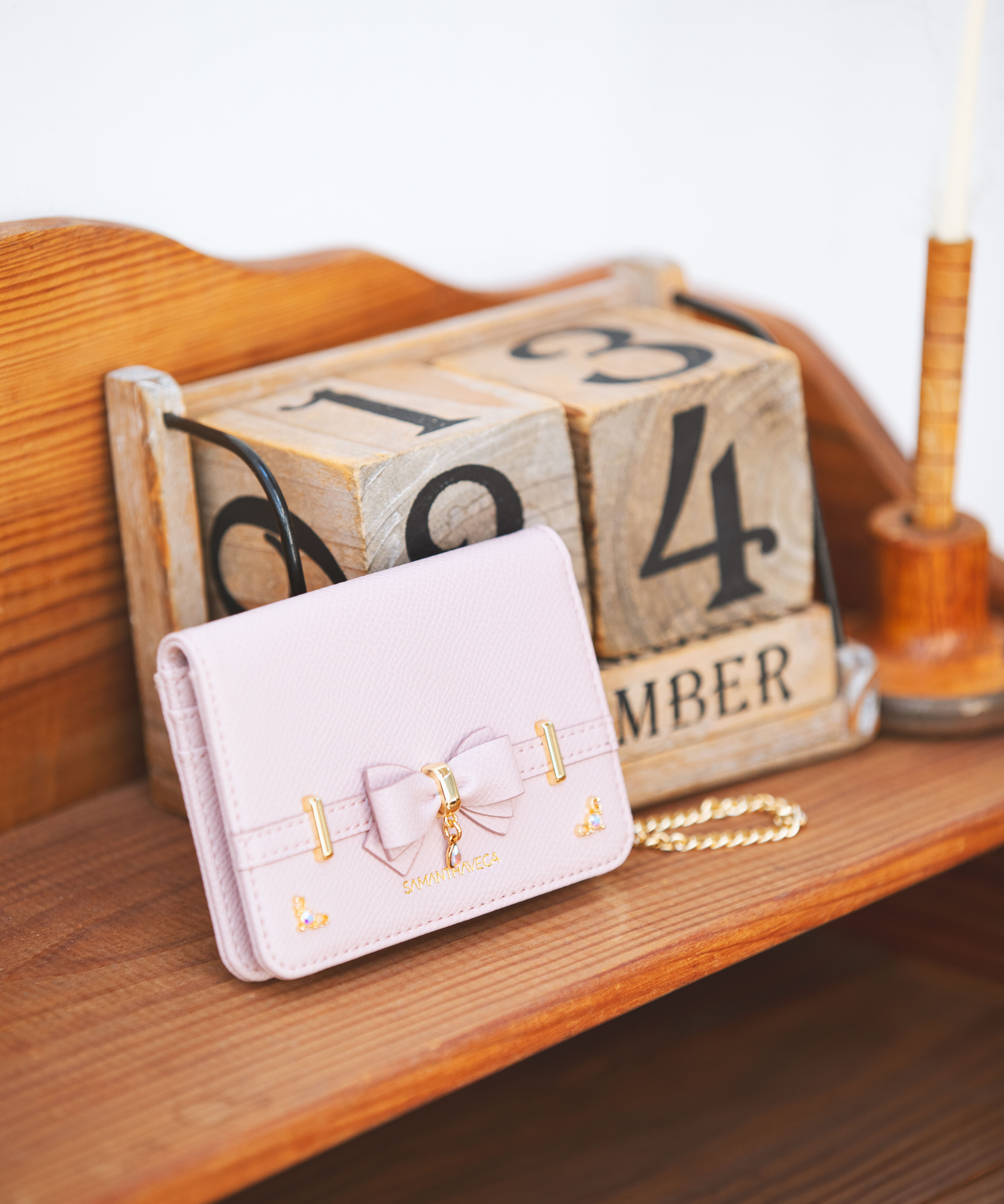 Samantha Vega「アクセントリボン　パスケース」|定期入れ|