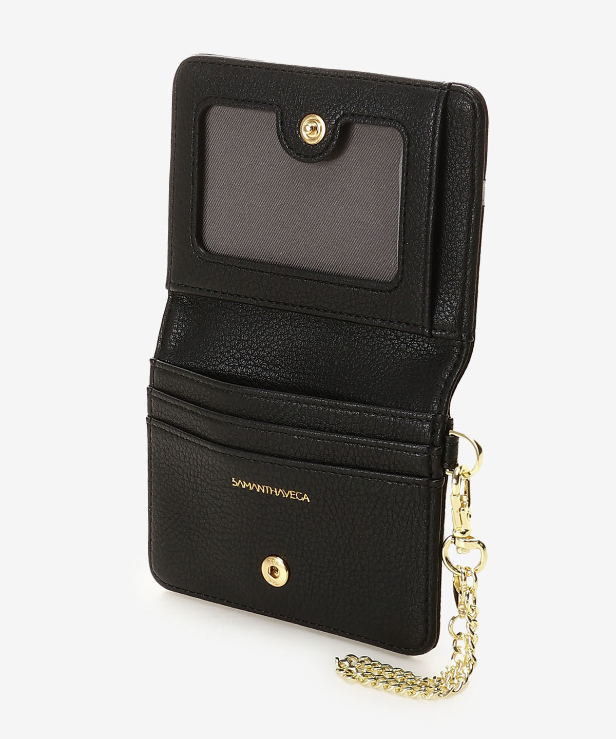 Samantha Vega「バイカラーアクセントリボンパスケース」|定期入れ|