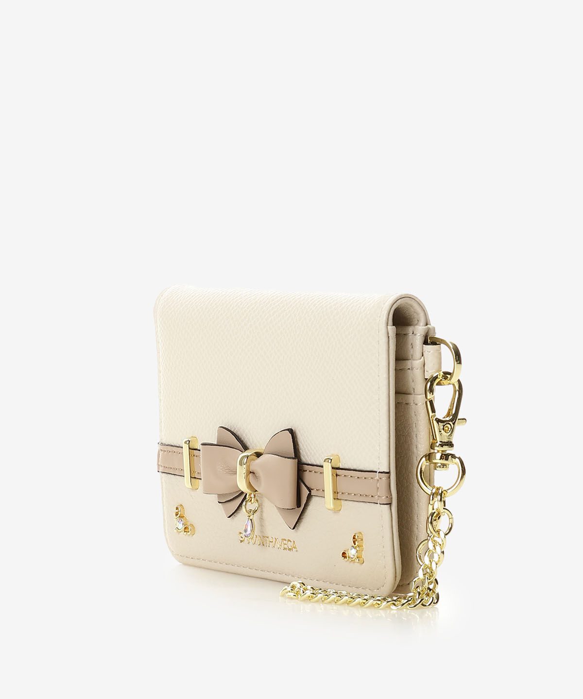 Samantha Vega「バイカラーアクセントリボンパスケース」|定期入れ|