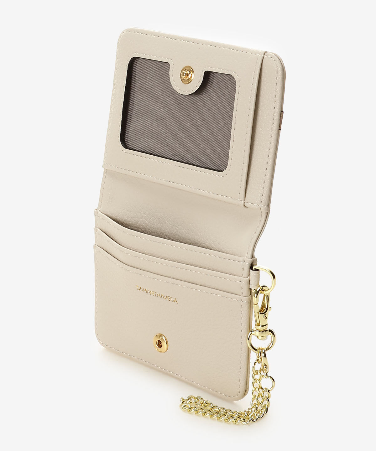 Samantha Vega「バイカラーアクセントリボンパスケース」|定期入れ|