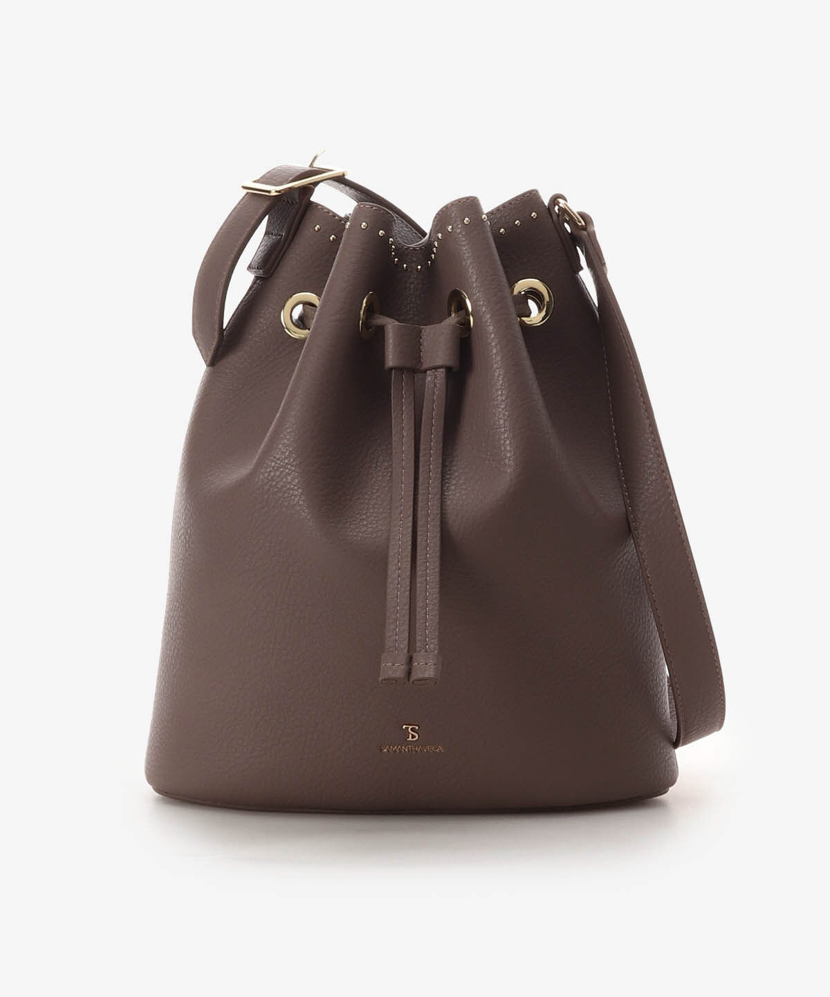 Samantha Vega「ドローストリング2WAYバッグ」|トートバッグ|グレージュ