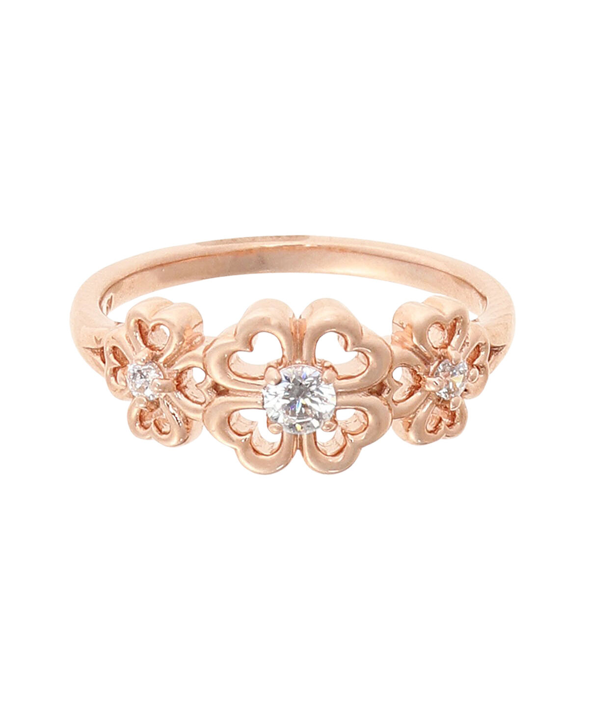 newme by Samantha Thavasa「フラワー ピンキーリング」|リング|SILVER PGﾒｯｷ