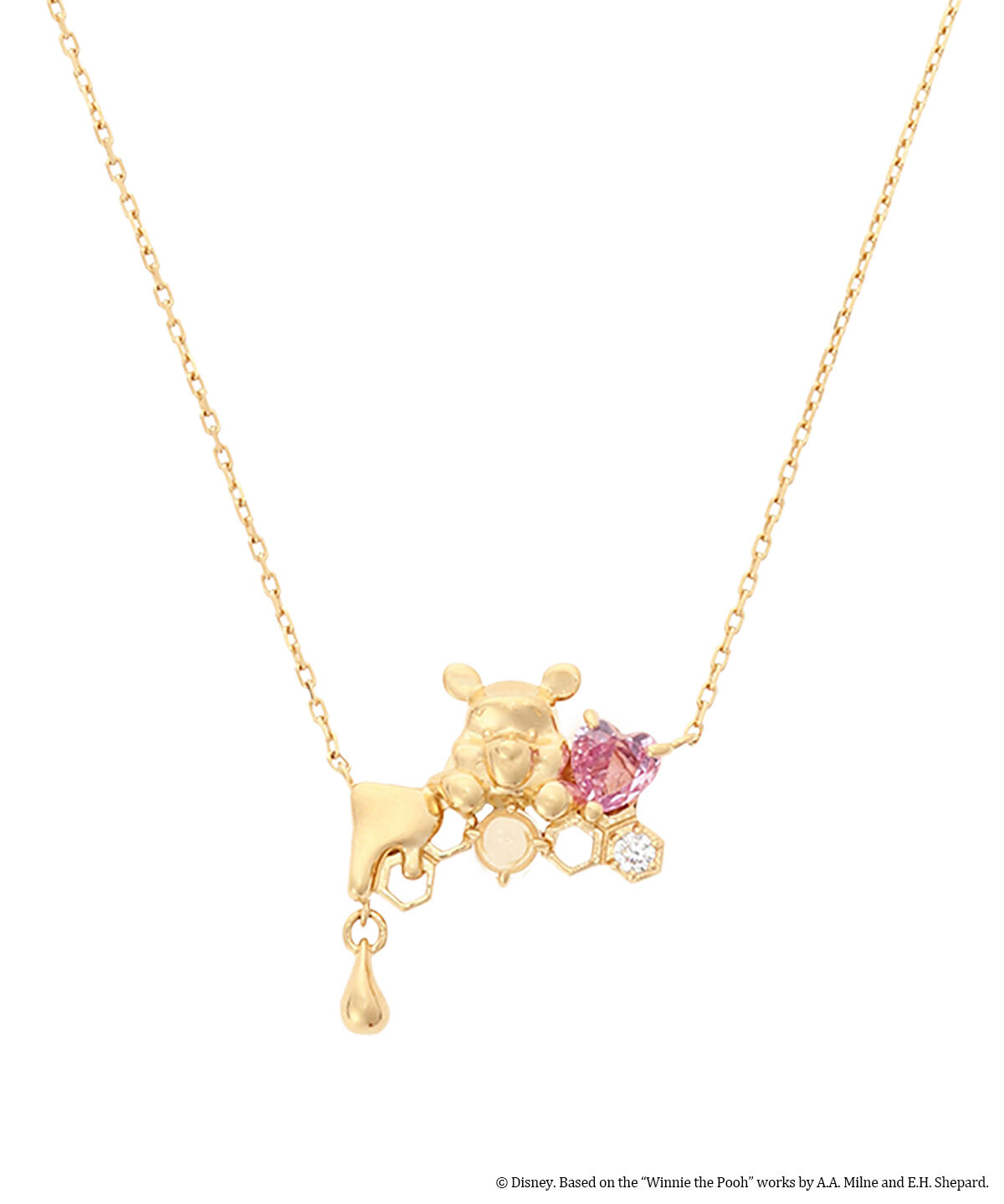 newme by Samantha Thavasa「『くまのプーさん』コレクション ネックレス」|ネックレス|SILVER YGﾒｯｷ