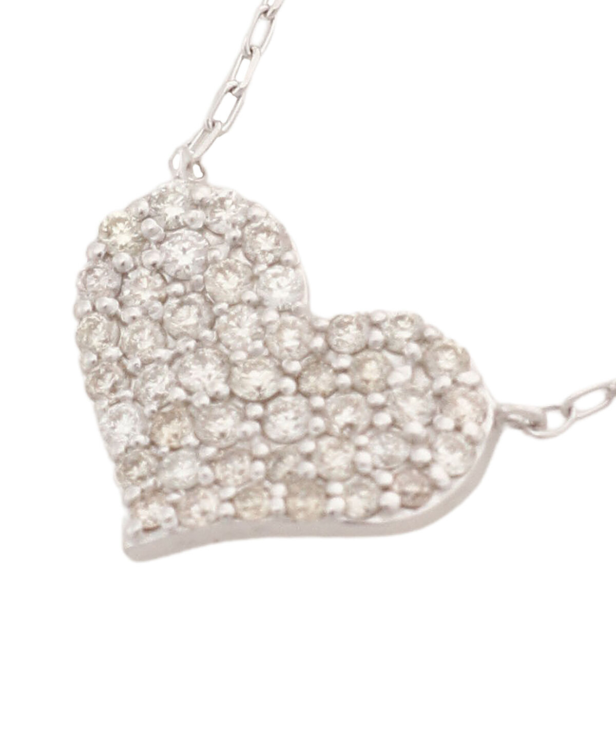 Samantha Tiara「K18 WG パーフェクトハートインフィニティネックレス（中）」|ネックレス|