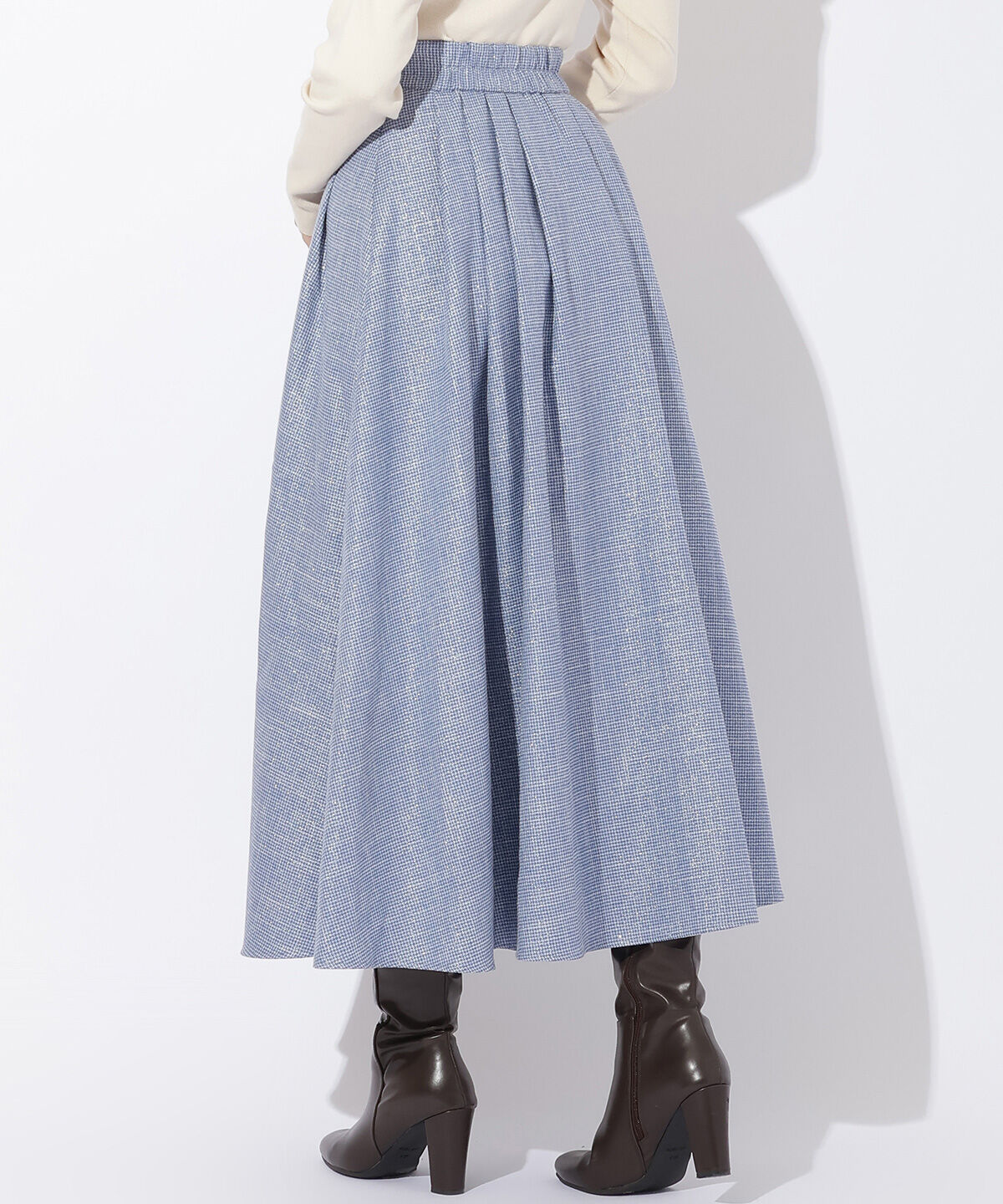 アンドクチュール「ラメツィードフレスカート」|フレア|