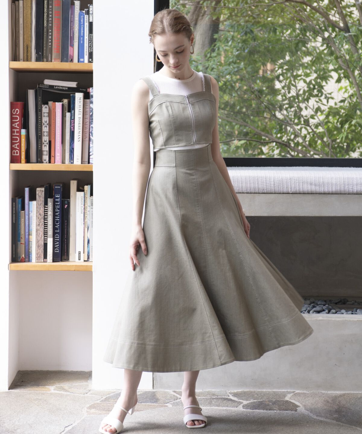 アンドクチュール「2wayデニムセットアップ」|ワンピース|