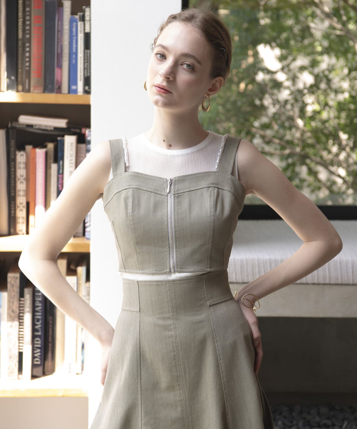 アンドクチュール「2wayデニムセットアップ」|ワンピース|