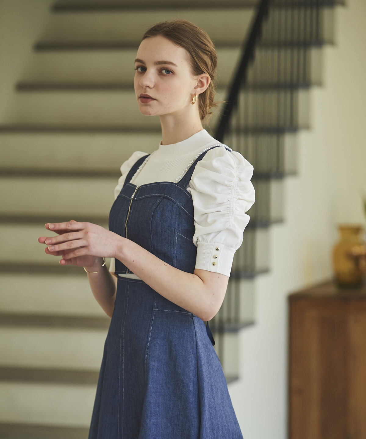 アンドクチュール「2wayデニムセットアップ」|ワンピース|