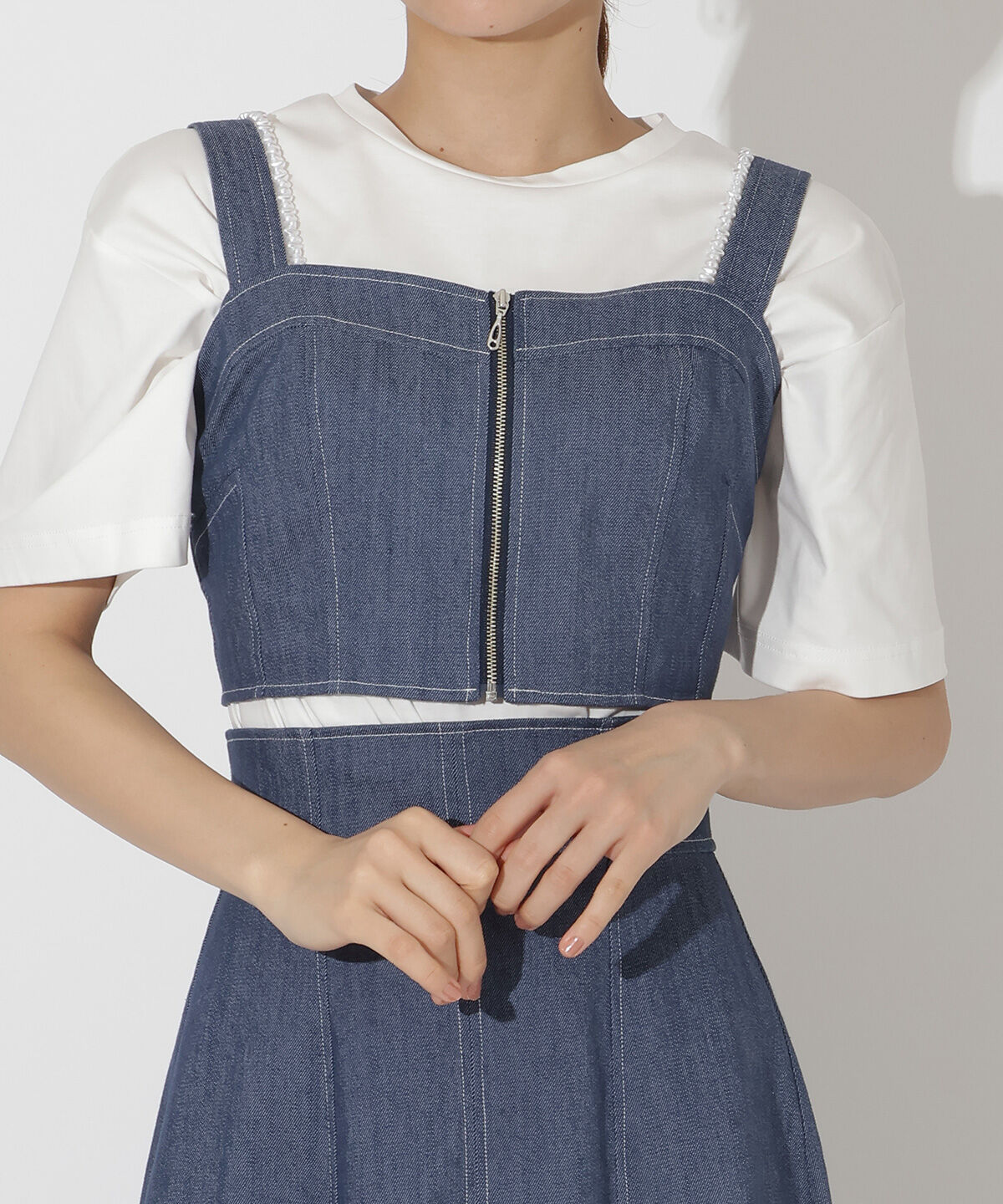 アンドクチュール「2wayデニムセットアップ」|ワンピース|