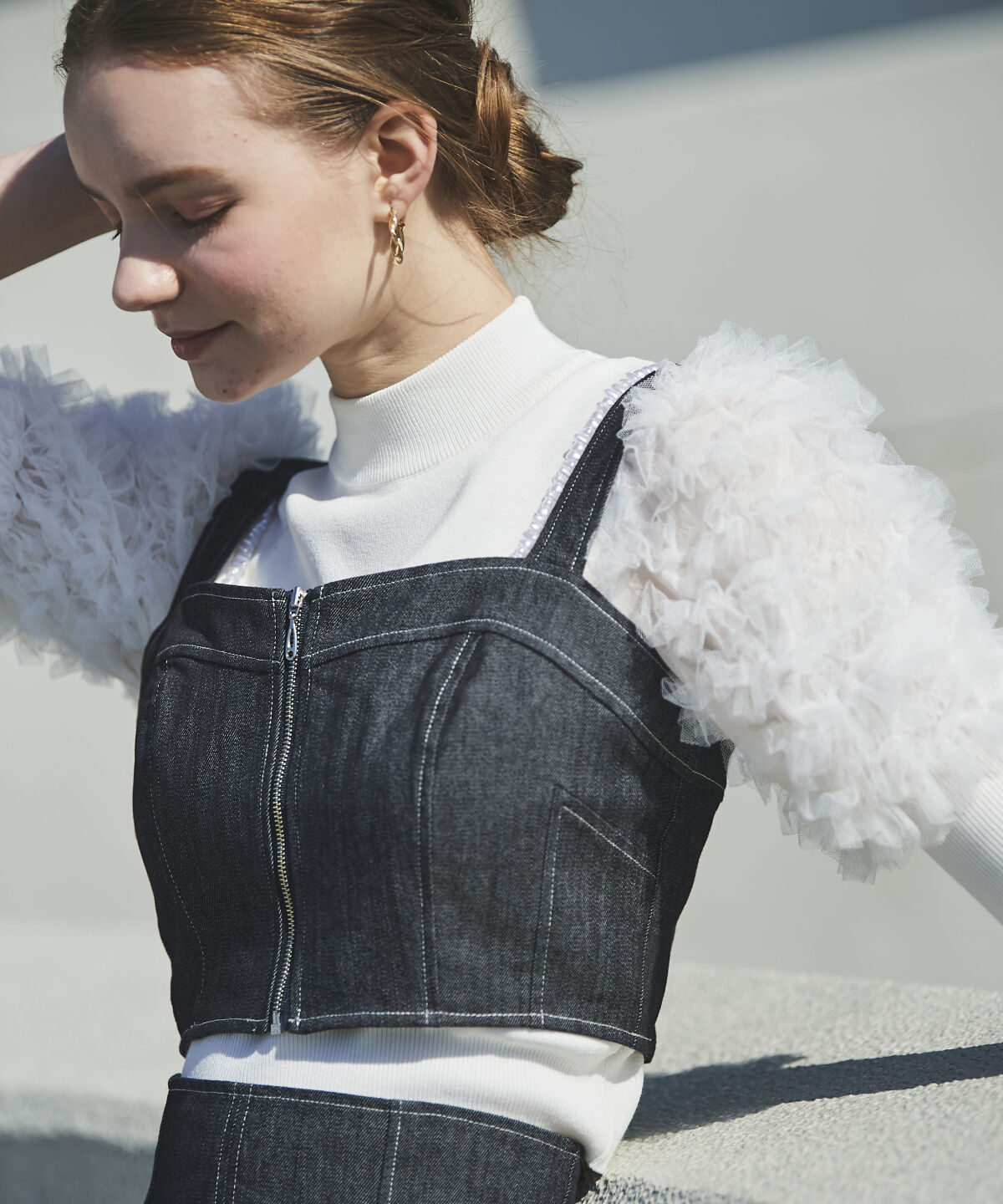 アンドクチュール「2wayデニムセットアップ」|ワンピース|