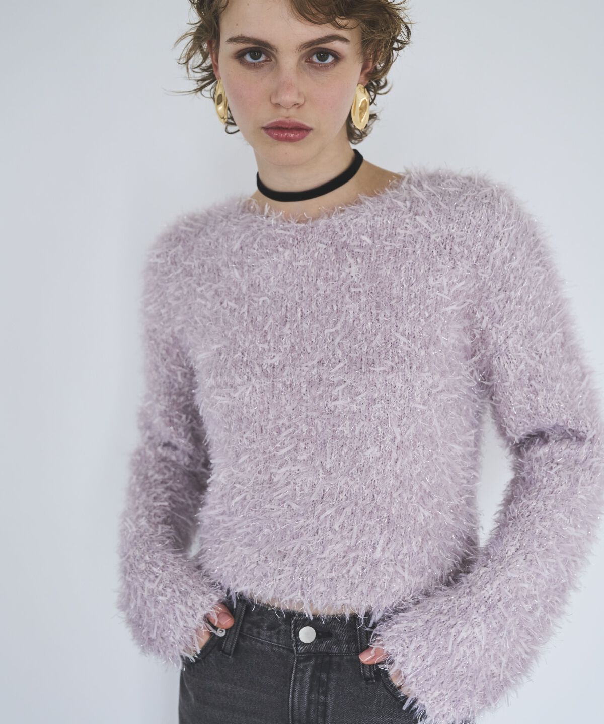 アンドクチュール「ふわニットプルオーバー」|ニット・セーター|