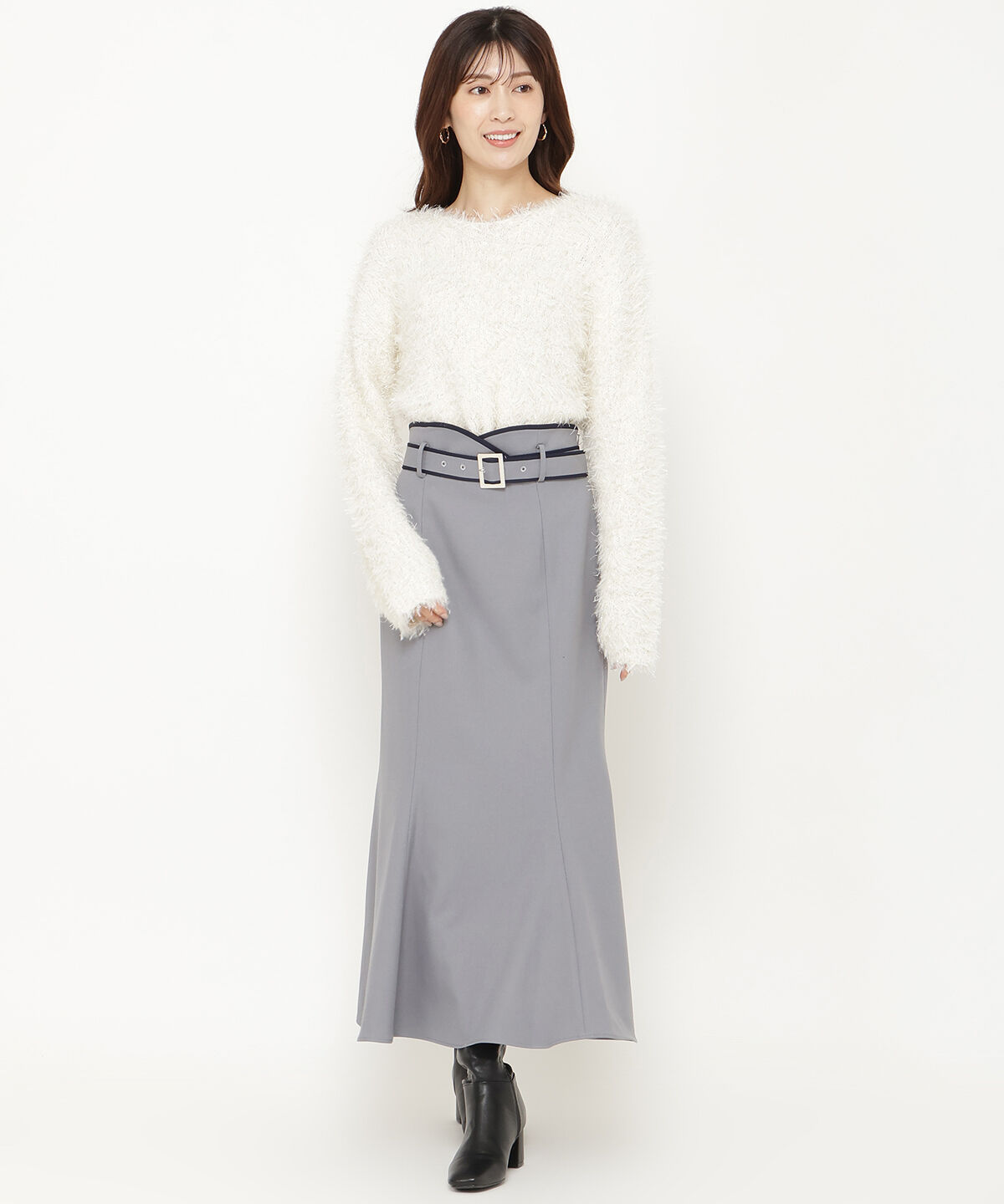 アンドクチュール「ふわニットプルオーバー」|ニット・セーター|