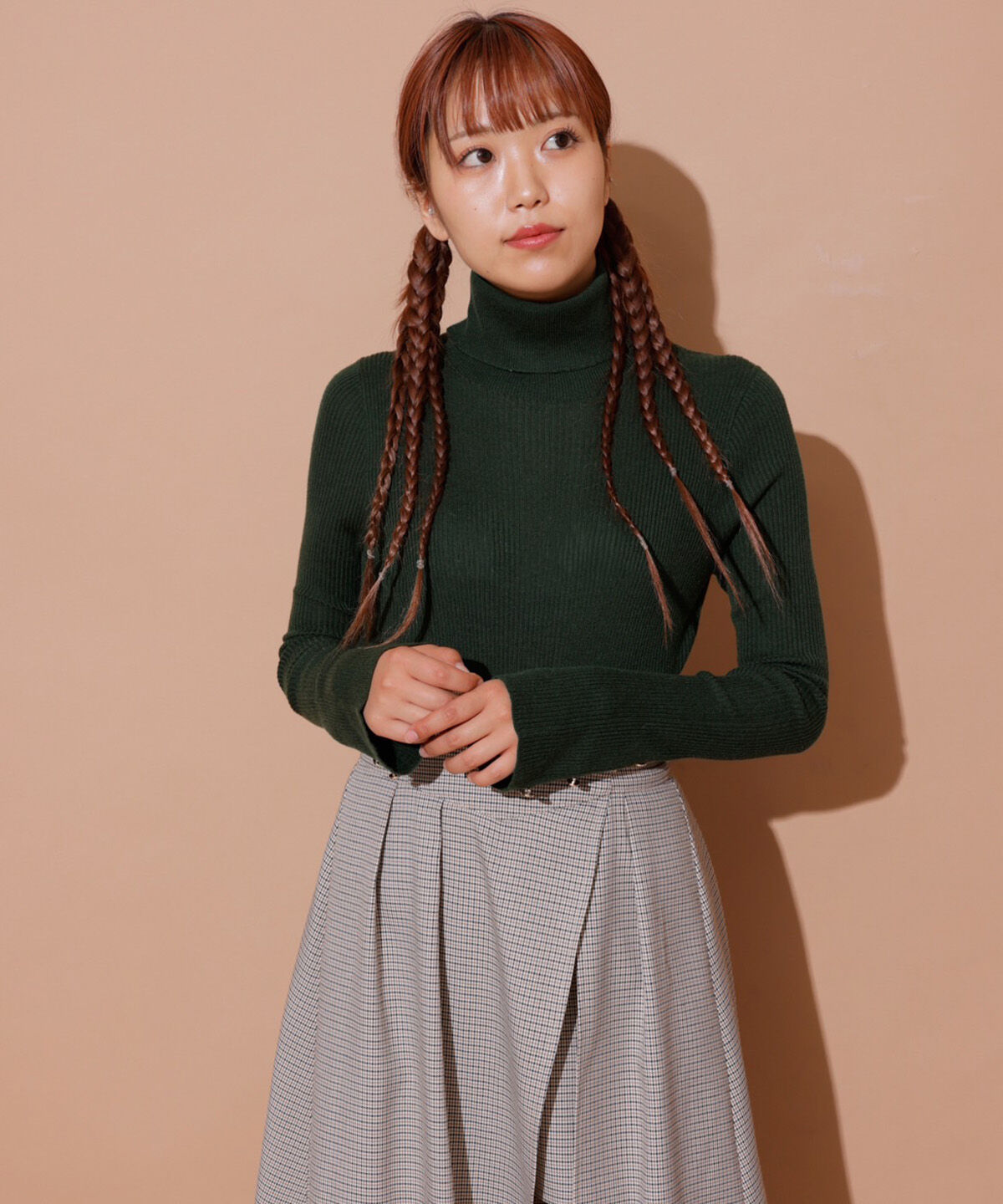 REDYAZEL「袖フレアタートルニット」|ニット・セーター|